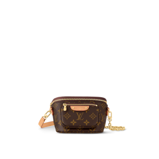 Mini sac ceinture Toile Monogram Portefeuilles et petite maroquinerie de luxe Femme M82335